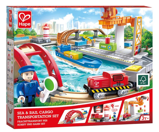 Railway Playset Hape Grand City Station Train Set Hape Grand City