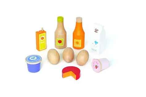 Wooden Food Roleplay Set - Grandpas Toys Geraldine 