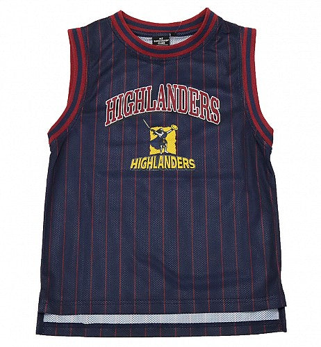 Highlanders Super Rugby Kids Singlet 2025