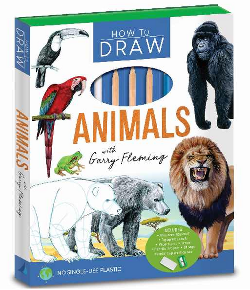 How to Draw Animals with Garry Fleming Kit includes everything you need