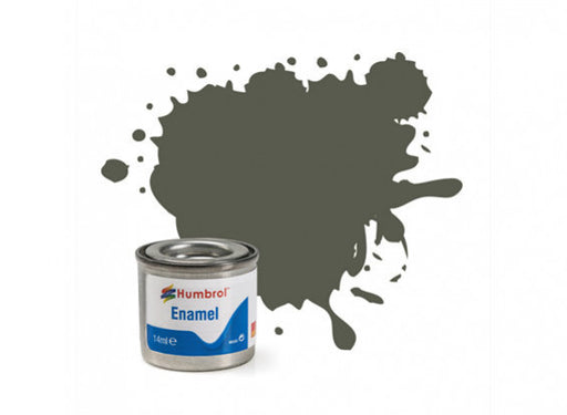 Humbrol Enamel Paint - No.241 RLM 70 Schwartzgrun Matt (14ml)