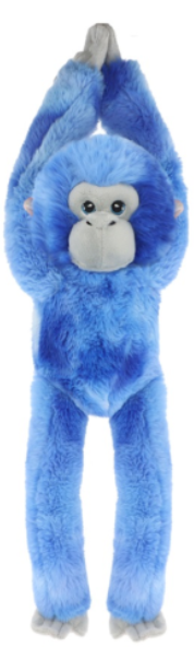 Keeleco Hanging Monkey - Blue