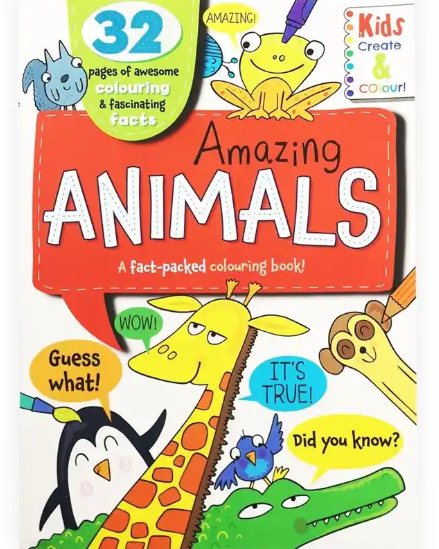 Kids Create & Colours - Amazing Animals