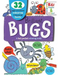 Coloring book cover titled 'Brilliant Bugs' with cartoon bugs and text on a purple background.