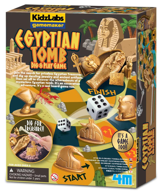 KidzLabs Game Maker Egyptian Tomb Dig & Play Game