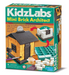 Box of KidzLabs Mini Brick Architect toy set with building blocks and tools on a white background