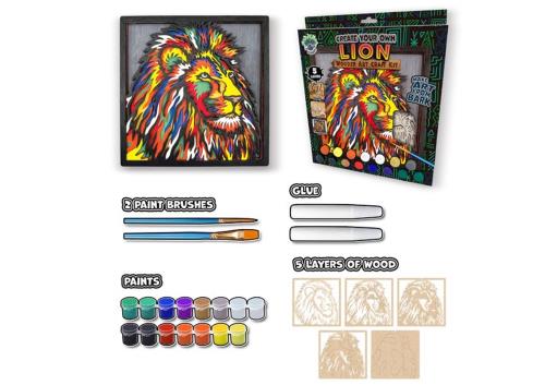 Lion Art Kit - Grandpas Toys Geraldine 