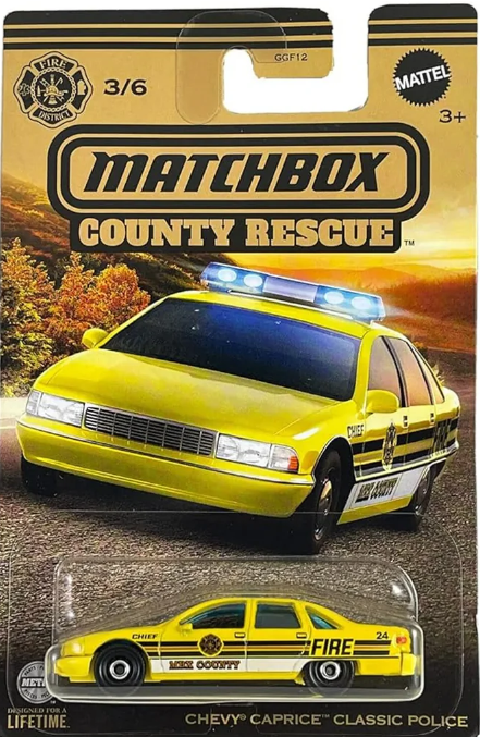 Matchbox County Rescue - Chevy Caprice Classic Police