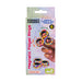 Packaging of Fidget Fingers magnetic fidget rings with colorful design on a white background