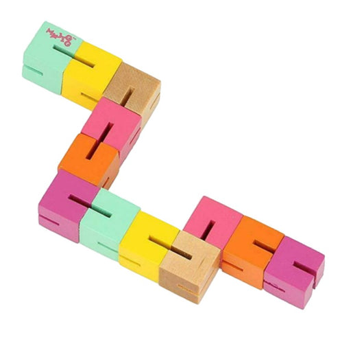 Majigg Wooden Twisty Block Fidget Toy