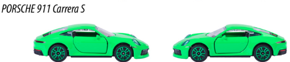 Majorette 30 Years Porsche Thailand - Porsche 911 Carrera S (Green)