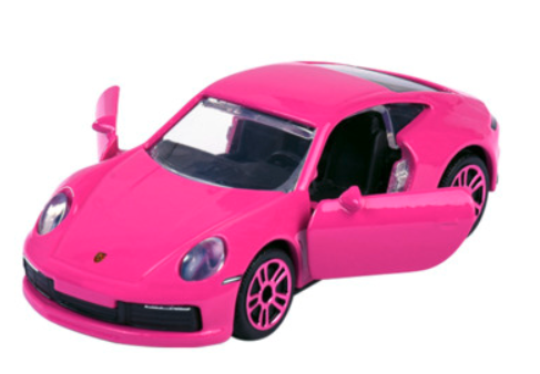 Pink porsche discount toy car