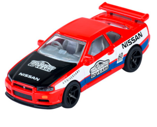 Majorette 60 Years Anniversary Edition Deluxe - Nissan Skyline GT-R (R34)