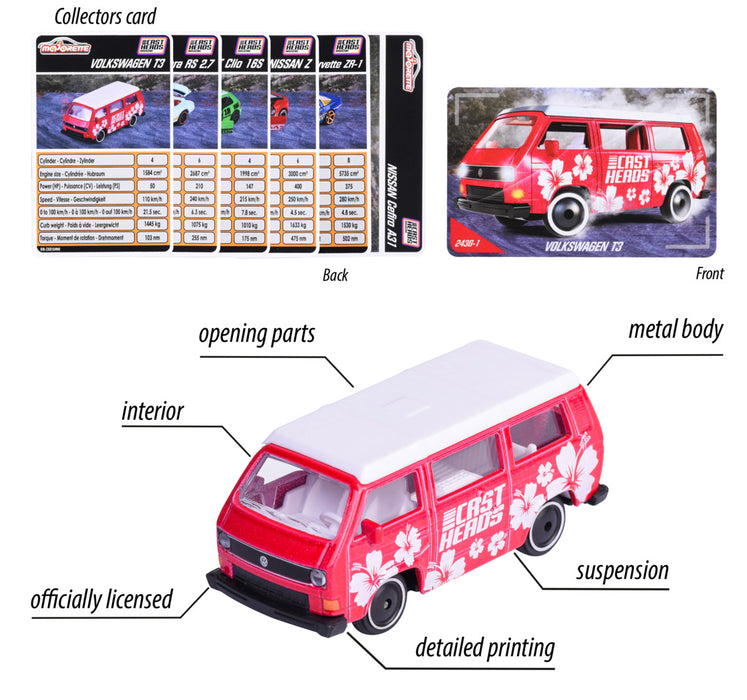 Majorette Cast Head Series - Volkswagen T3