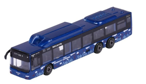 Majorette Bus Man Lions Coach C (Intercity Electric Blue)
