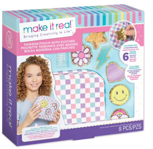 Make It Real - Fashion Pouch with Patches