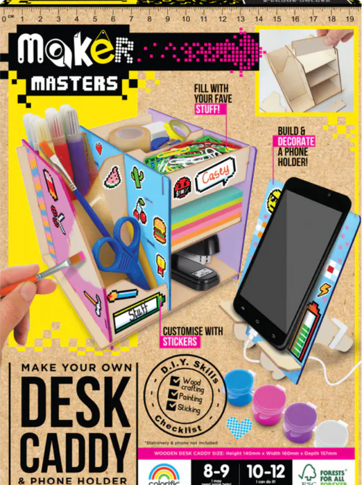 Make Your Own Desk Caddy & Phone Holder