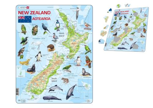 Map Of NZ Puzzle - Grandpas Toys Geraldine 