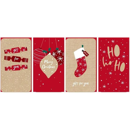 Christmas Money Wallets - Kraft