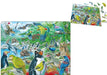 Bird-themed puzzle with a colorful depiction of various birds on a white background.