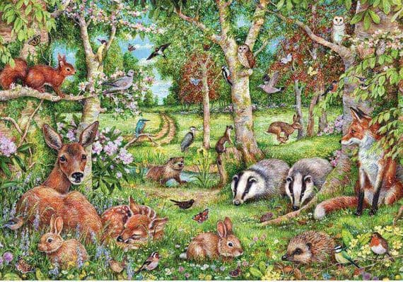 Otter House Woodland Adventures Puzzle (500 pc)_Grandpas Toys Geraldine