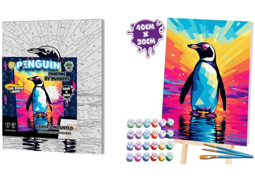 Penguin Paint by Number - Grandpas Toys Geraldine 