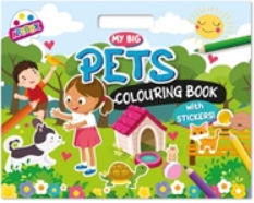 My Big Pets Colouring Book