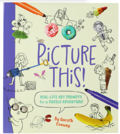 Book cover of 'Picture This!' with various drawings and text.