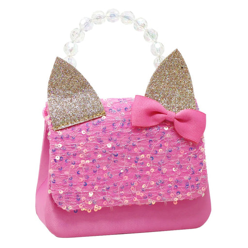 Pink Poppy Sparkly Bunny Sequin Handbag_Grandpas Toys Geraldine