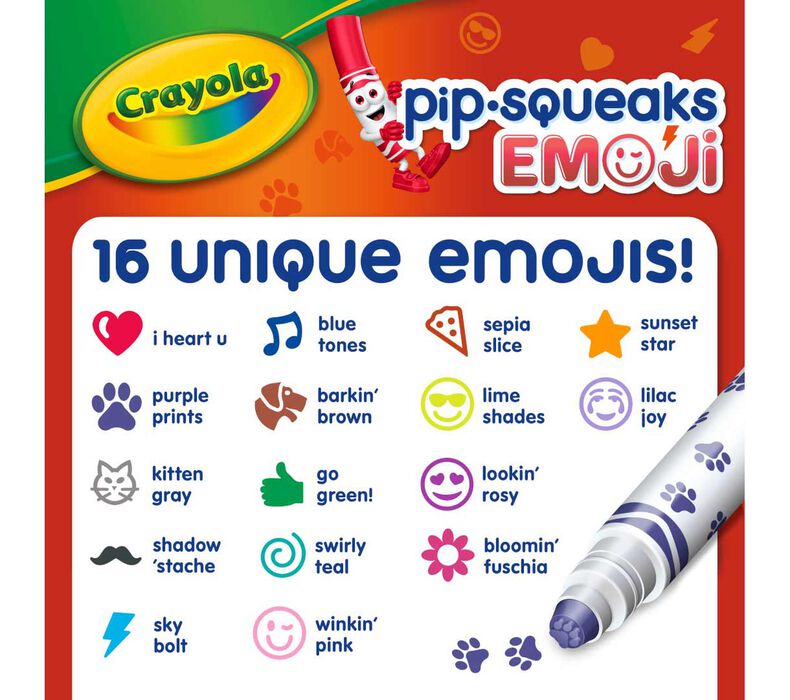 Crayola Pip Squeaks Emoji Markers