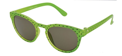 Children's Sunglasses - Polly Green Polka Dot_Grandpas Toys Geraldine
