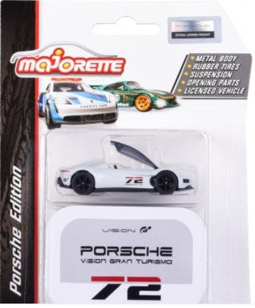 Majorette Porsche Motorsport Deluxe - Porsche Vision Gran Turismo 72 diecast vehicles at Grandpas Toys Geraldine