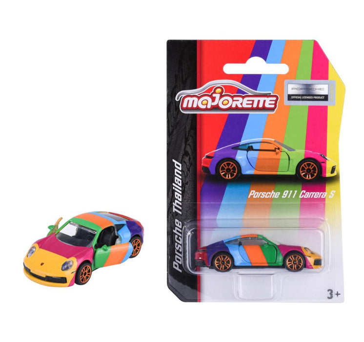 Majorette Thailand Series - Porsche 911 Carrera S Rainbow