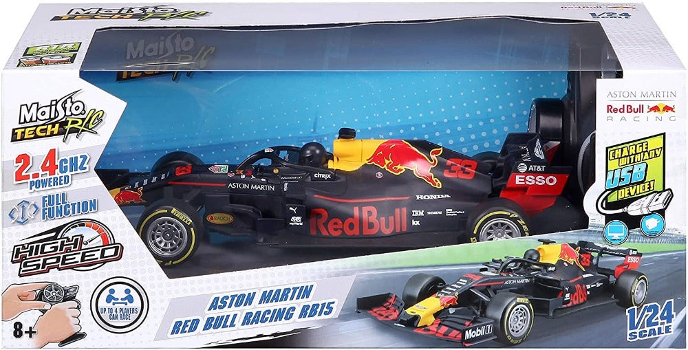 Get racing with this Maisto Tech 1:24 RC Premium Red Bull RB15