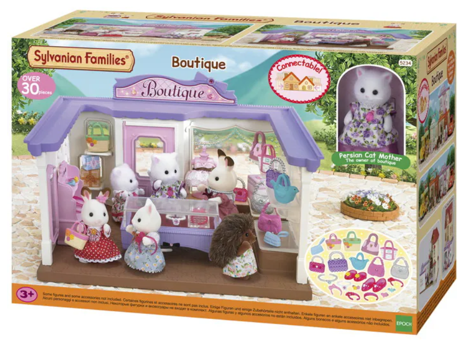 Sylvanian Families Boutique Set with Persian Cat Mother