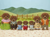 Sylvanian Families Chocolate Labrador Family (7pc)