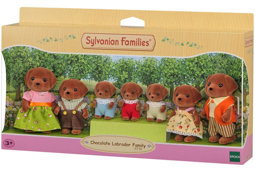 Sylvanian Families Chocolate Labrador Family (7pc)