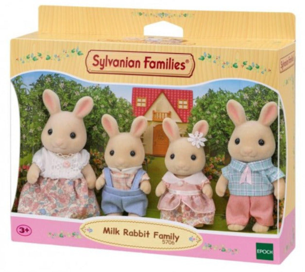 Sylvanian Families Milk Rabbit Family