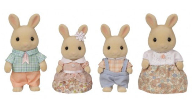 Sylvanian Families Milk Rabbit Family - Grandpas Toys Geraldine