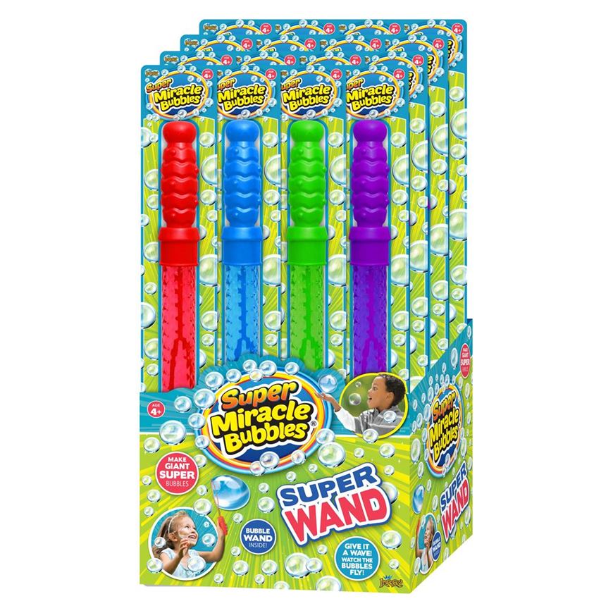 Super Miracle Bubbles Wand (Assortment) - Grandpas Toys Geraldine