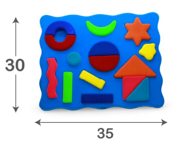 Rubbabu 3D Shape Sorter - Geometric