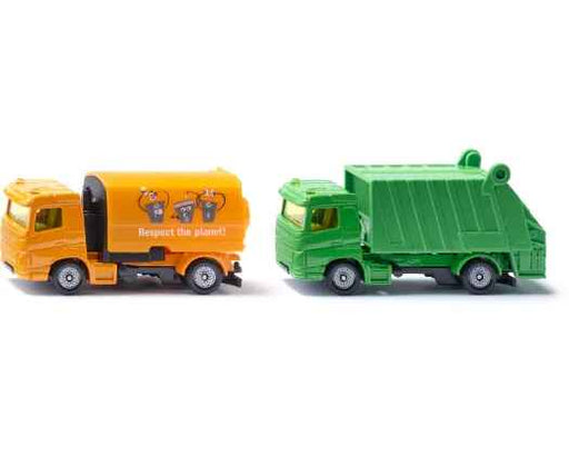Siku 1687 Rubbish truck and Street Sweeper - Grandpas Toys Geraldine 