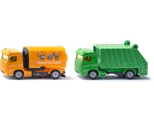 Siku 1687 Rubbish truck and Street Sweeper - Grandpas Toys Geraldine 
