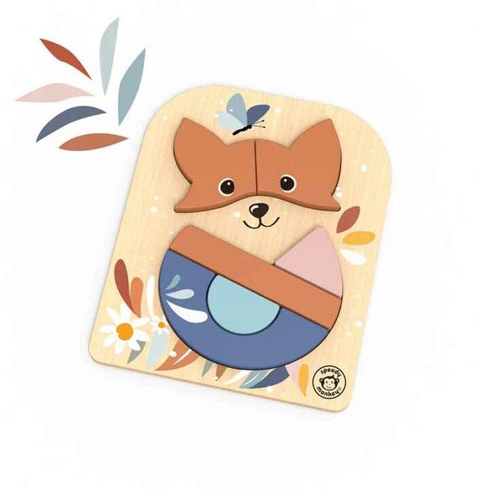 Wooden Fox Puzzle - Grandpas Toys Geraldine 