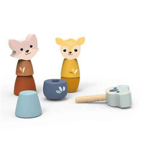 Educational Wooden Screw Toy - Grandpas Toys Geraldine 