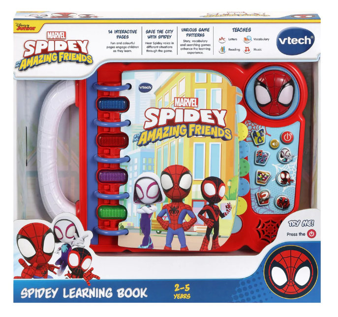 VTECH Marvel Spidey and his Amazing Friends Learning Book