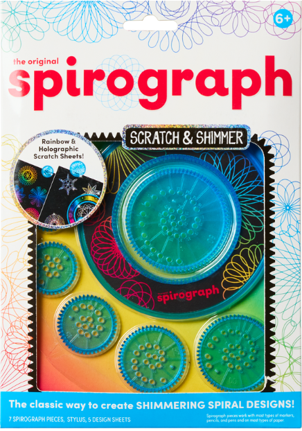 Spirograph Scratch & Shimmer