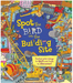 Children's book cover titled 'Spot the Bird on the Building Site' with construction vehicles and equipment.
