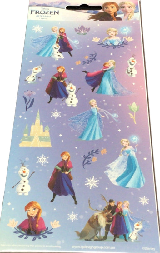 Three sticker sheets on a black surface, featuring different designs and characters.