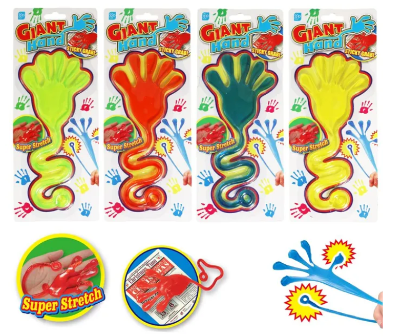 Sticky Stretchy Giant Hand - Grandpas Toys Geraldine
